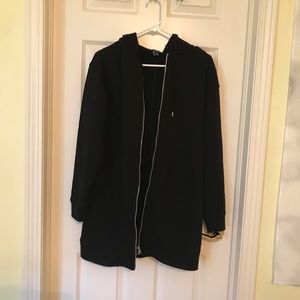 Black oversized hoodie